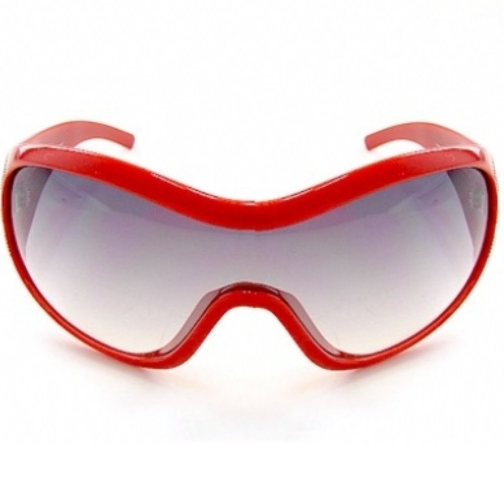 Vintage Y2K Dolce and Gabbana D&G 8008 Red Shield Sunglasses